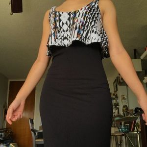 Maxi black long dress